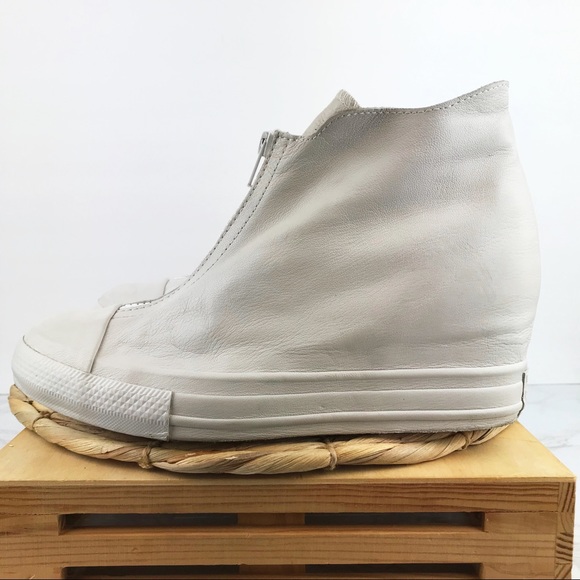 Converse Chuck Taylor All Star Lex Wedge White 9.5 - Picture 2 of 10